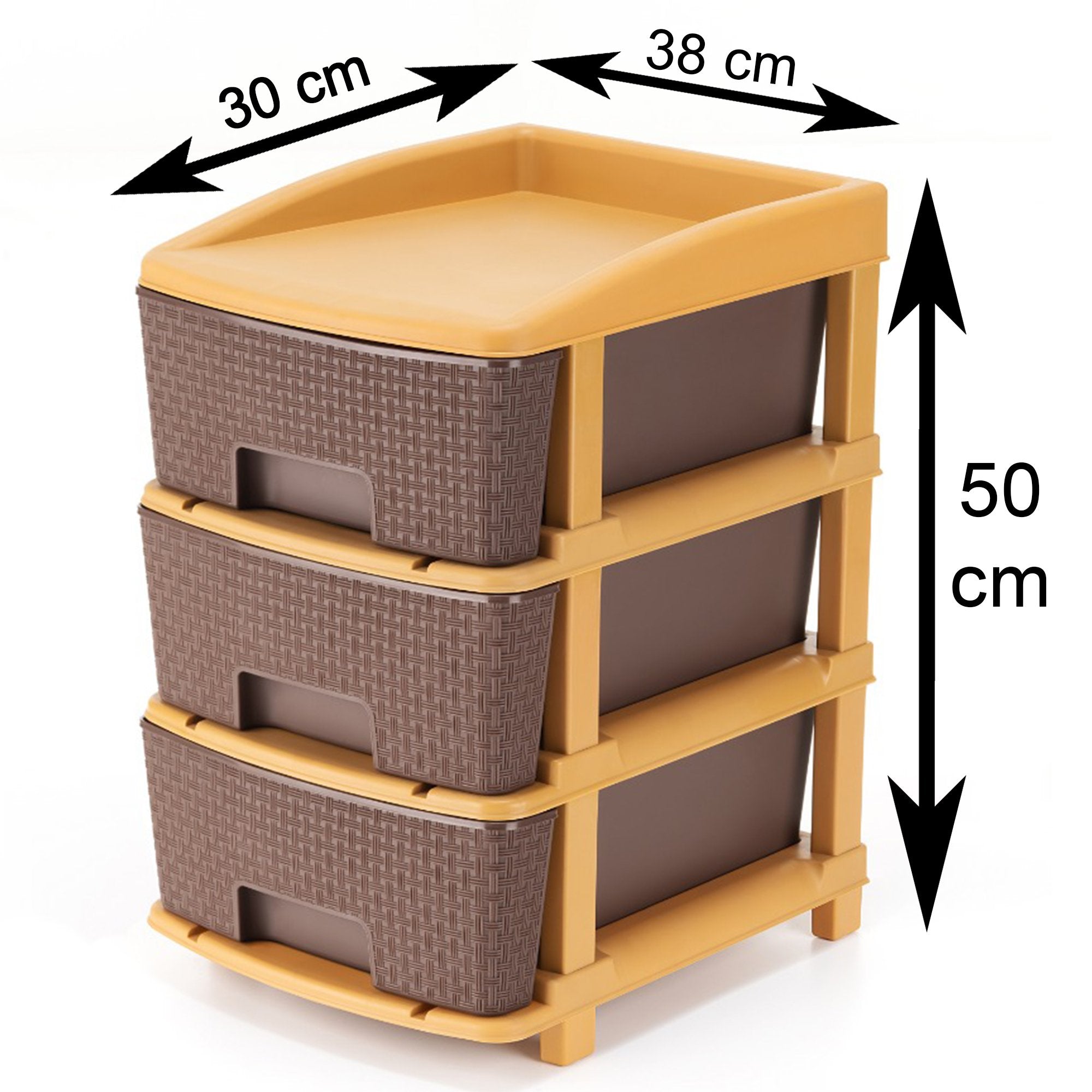 1181 Plastic Modular Drawer 3 Tier Organisers - SkyShopy 1181 Plastic Modular Drawer 3 Tier Organisers - SkyShopy
